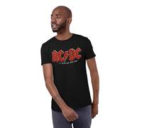 Legend Icon Officiel AC/DC imprimé T-Shirt pour Homme Col Ras du Cou Manches Courtes Coton Coupe régulière,Tour Wash_N,Taille XL
