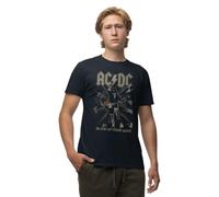 Legend Icon Officiel AC/DC imprimé T-Shirt pour Homme Col Ras du Cou Manches Courtes Coton Coupe régulière,Blow UP Your Video_NA,Taille 3XL