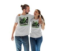 LEGEND ICON Officiel Harry Potter Iconique imprimé T-Shirt pour Unisexe Col Ras du Cou Manches Courtes Coton Coupe régulière,It's Complicated_Gris Melange,Medium