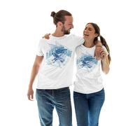 LEGEND ICON Officiel Harry Potter Ravenclaw Maison imprimé T-Shirt pour Unisexe Col Ras du Cou Manches Courtes Coton Coupe régulière,Ravenclaw Wit Wisdom Learning_White,XXL