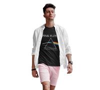 cotton division Pink Floyd « The Dark Side of The Moon » MEPIFLRTS030 T-Shirt Homme, Noir, Taille L