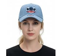 Legend Icon Officielle Disney Stitch Snapback Baseball Cap - Unisex Casquette | Adjustable Hat with Visor | Streetwear,One Size,Bleu