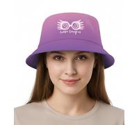 LEGEND ICON Officielle Harry Potter Luna Lovegood Bucket Hat with Visor Summer Bob - Unisex Casquette | Fisherman Hat with Visor | Streetwear,One Size,Violet