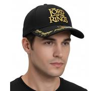 Legend Icon Officielle Le Seigneur des Anneaux - Frodon Ring Snapback Baseball Cap - Unisex Casquette | Adjustable Hat with Visor | Streetwear,One Size,Noir