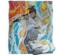 Legend of Korra Korra Avatar Plaid Ultra Doux au Toucher Soyeux - 152 x 127 cm