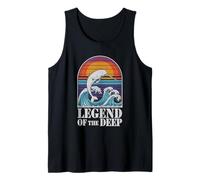 Legend Of The Deep Narval Ocean Sunset Débardeur