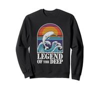 Legend Of The Deep Narval Ocean Sunset Sweatshirt