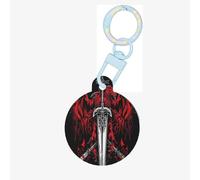 Legend of The Giant Blade Médaille d'identification ronde en acrylique pour animaux de compagnie, parfaite pour les chiens et chats de petite et grande taille, mignonne et fonctionnelle