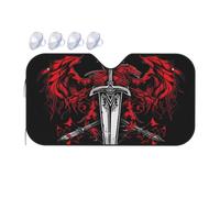 Legend of The Giant Blade Pare-soleil pour pare-brise de voiture, protection solaire et isolation, accessoires automobiles