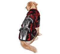 Legend of The Giant Blade Sweat à capuche pour chiens de taille moyenne et grande - Vêtement en polyester doux pour toutes les saisons