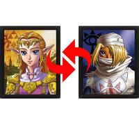 Legend of Zelda, The - 3D Poster A4 - Zelda to Sheik