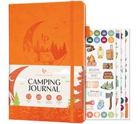 Legend Planner Journal de camping 17,8 x 25,4 cm (plus petit que le format A4 (17,8 x 25,4 cm), orange gaufré)