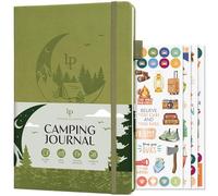 Legend Planner Journal de camping 17,8 x 25,4 cm (plus petit que le format A4 (17,8 x 25,4 cm), vert gaufré)