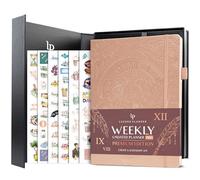 Legend Planner PRO Premium Grand planificateur hebdomadaire, mensuel et budgétaire non daté avec suivi des habitudes, organiseur de vie pour la gestion du temps et des tâches, la définition des