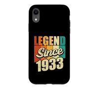 Legend Since 1933 Fête d'anniversaire Coque pour iPhone XR