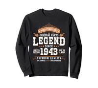 Legend Since 1943 Birthday Limited Edition Men Born in 1943 Sweatshirt