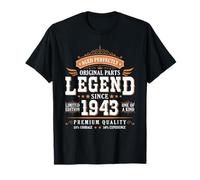 Legend Since 1943 Birthday Limited Edition Men Born in 1943 T-Shirt