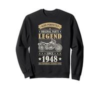 Legend Since 1948 Birthday Vintage Bike Bikers Born in 1948 Sweatshirt