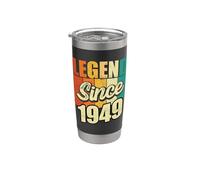 Legend Since 1949 Fête d'anniversaire Gobelet isotherme en acier inoxydable double paroi