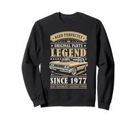 Legend Since 1977 Birthday Classic Car for Men Born in 1977 Sweatshirt
