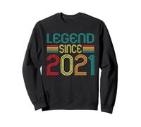 Legend Since 2021 Retro 5 Years Old Vintage 5th Birthday Sweatshirt
