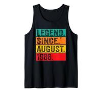 Legend Since August 1986 40th Birthday Retro 40 Years Old Débardeur