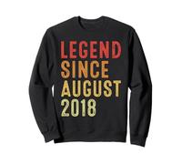 Legend Since August 2018 Vintage 2018 Idea Birth Of Birthday Sweatshirt