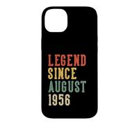 Legend Since August 70th Birthday 1956 Hommes Femmes 70 Ans Coque pour iPhone 14 Plus