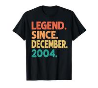 Legend Since December 2004 21st Birthday Retro 21 Years Old T-Shirt