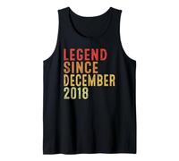 Legend Since December 2018 Vintage 2018 Birth Of Birthday Débardeur