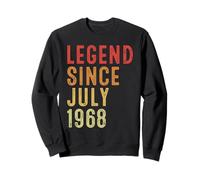 Legend Since July 1968 Vintage 1968 Birth Of Birthday Gifts Sweatshirt