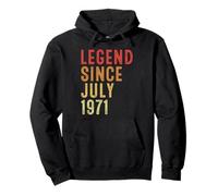 Legend Since July 1971 Vintage 1971 Birth Of Birthday Gifts Sweat à Capuche