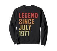 Legend Since July 1971 Vintage 1971 Birth Of Birthday Gifts Sweatshirt