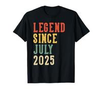 Legend Since July 1st Birthday 2025 Hommes Femmes 1 an T-Shirt