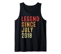 Legend Since July 2018 Vintage 2018 Birth Of Birthday Gifts Débardeur