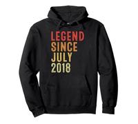 Legend Since July 2018 Vintage 2018 Birth Of Birthday Gifts Sweat à Capuche