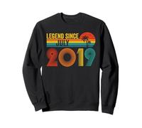 Legend Since July 2019 7th Birthday Gifts Idea 7 Years Old Sweatshirt