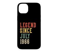 Legend Since July 60th Birthday 1966 Hommes Femmes 60 Ans Coque pour iPhone 14 Plus