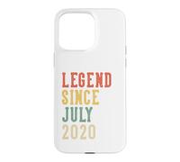 Legend Since July 6th Birthday 2020 Hommes Femmes 6 Ans Coque pour iPhone 15 Pro Max