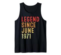 Legend Since June 1971 Vintage 1971 Birth Of Birthday Gifts Débardeur
