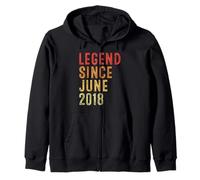 Legend Since June 2018 Vintage 2018 Birth Of Birthday Gifts Sweat à Capuche