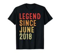 Legend Since June 2018 Vintage 2018 Birth Of Birthday Gifts T-Shirt