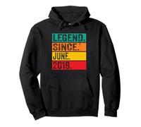 Legend Since June 2019 7 Years Old 7th Birthday Vintage Sweat à Capuche