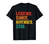Legend Since November 2018 8th Birthday Retro 8 Years Old T-Shirt