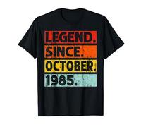 Legend Since October 1985 Vintage October 1985 Birthday Idea T-Shirt