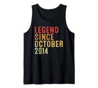 Legend Since October 2014 Vintage 2014 Birth Of Birthday Débardeur