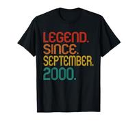 Legend Since September 2000 Men Women Vintage 2000 Birthday T-Shirt