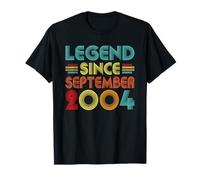 Legend Since September 2004 22nd Birthday Retro 22 Years Old T-Shirt