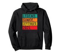 Legend Since September 2021 5th Birthday Gifts 5 Years Old Sweat à Capuche