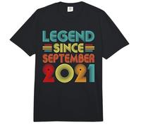 Legend Since September 2021 5th Birthday Retro 5 Years Old Comfort Colors Adult Heavyweight T-Shirt